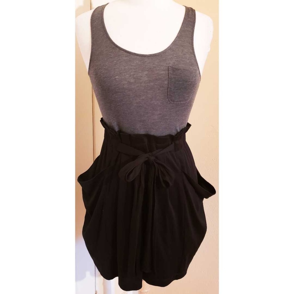 Theory Layered Paperbag Waist Dress
